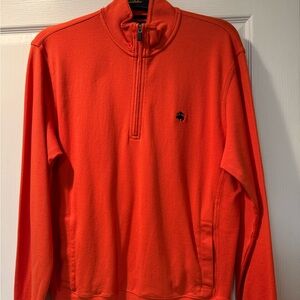 Orange Brooks Brothers Pull Over